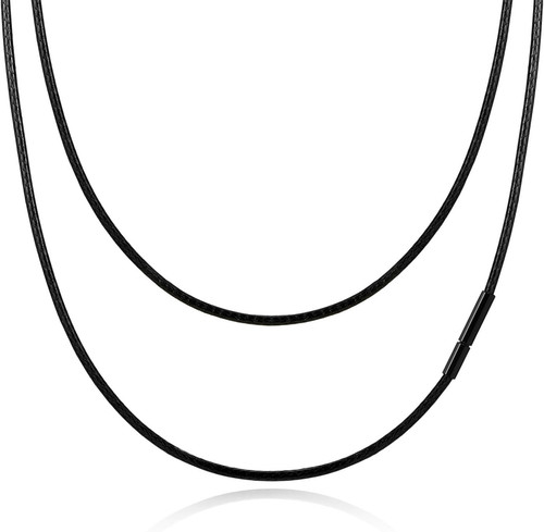 Leder halskette männer - leder,