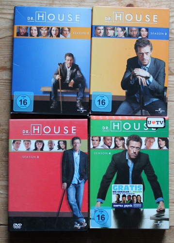 Dvd house staffel - staffel, 1-4