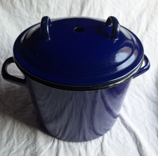 Emaille Einkochtopf - Einwecktopf Emaille TOPF ca.13l KOCHTOPF gebraucht