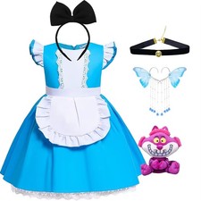 Alice im Wunderland Kleid Blau