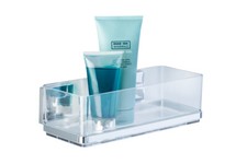 WENKO Edelstahl Wand Ablagen QUADRO Halter Bad Regal Dusche Gäste WC ohne bohren