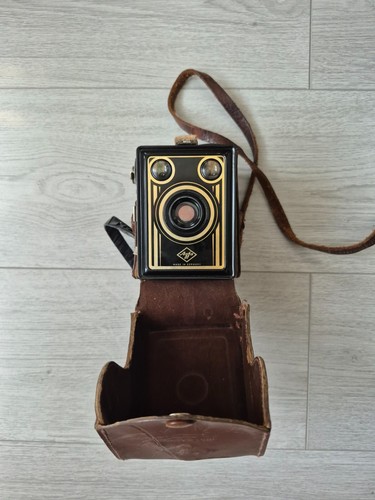 Agfa rollfilm kastenkamera mit - rollfilm,