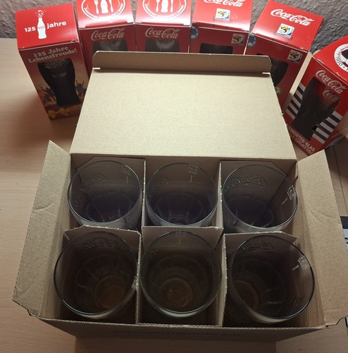 Set 12x coca cola - coca, gläser