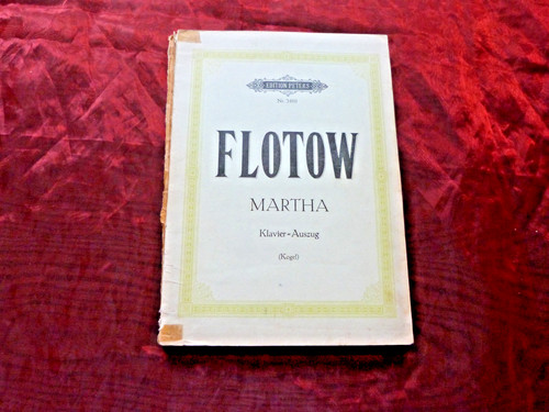 Flotow martha edition peters - flotow,