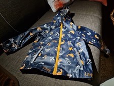 Regen-/Matschjacke Gr. 86/92 Dunkelblau mit Motiven  von Lupilu