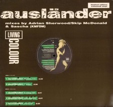 Living Colour(12" Vinyl)Auslander (Mixes By Adrian Sherwood/ Skip McDon-VG+/Ex+