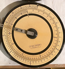 RECHENSCHEIBE K. EMIL TRÖGER MYLAU-VOGTLAND ERZGEBIRGE LEHRMITTEL CA.1930