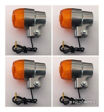 Oldtimer Vintage Blinker Satz 4 Stück mit Alugehäuse E-geprüft NEU 390600