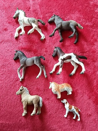 Schleich pferde set hunde - pferde,
