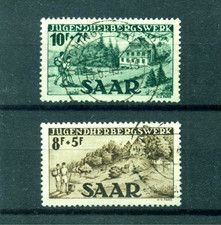 Saar 262/3 gestempelt - Jugendherbergswerk