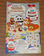 Seltene Werbung Ü-Ei Kinder