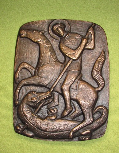 Bronze bild platte - bronze, bild/platte