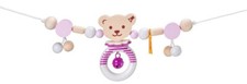 Selecta 64304 Babywelt Steiff-Knopf im Ohr - Wagenkette rosa