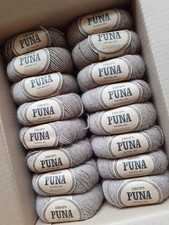 Wolle / Garnstudio Drops Puna natural  mix / Farbe 17 Nougat / 750 g / neu