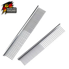 Hundekamm Edelstahl 2-in-1