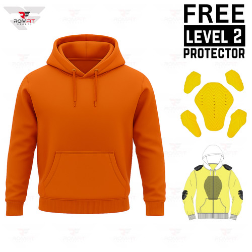 Men orange aramid motorcycle - men's,