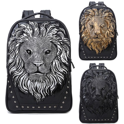 Unisex leder löwenkopf - leder,