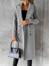 Damen Mantel Trenchcoat