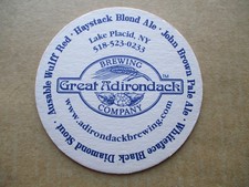 1 Bierdeckel aus den USA Great Adirondack Brewing Company aus Lake Placid NY