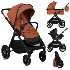 3-in-1-Kinderwagen Babywanne Buggy Babyschale  ab Geburt bis 4 Jahren All-Terrai