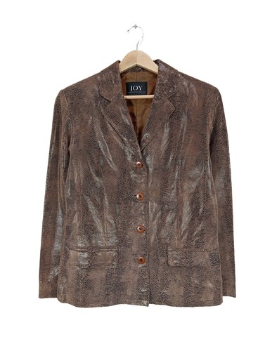 Joy leder blazer damen - joy,