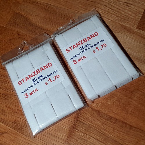 Stanzband aufbügelbare - stanzband,