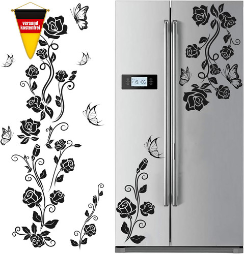 Wandtattoo blumenranke - wandtattoo,