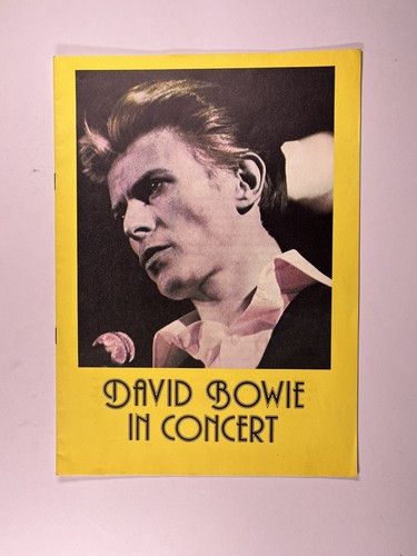David bowie concert magazin - bowie, in