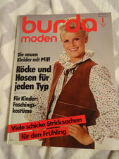 Burda Moden Januar 82 Frühling Paola und Faschingskostüme