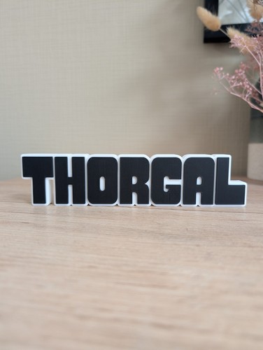 Thorgal logo dekoration - thorgal, 3d