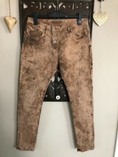 Please Italy Jeans P78 super Waschung Gr S 38 Boyfriend coole Details Batik