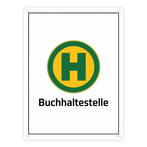 Haltestelle metallschild - haltestelle, in