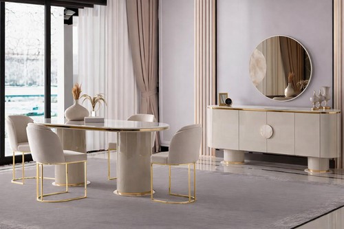 Exklusive essgruppe creme mit - exklusive,