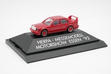 Herpa 1:87 166874 Mercedes Benz 190 EVO II Messemodell Motorshow Essen ´93 Rot