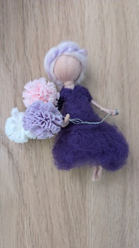 Pompom waldorf filz fee mobile - waldorf,