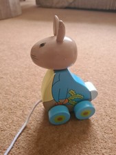 Nachziehhase aus Holz