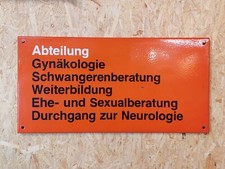 NVA DDR Emailleschild