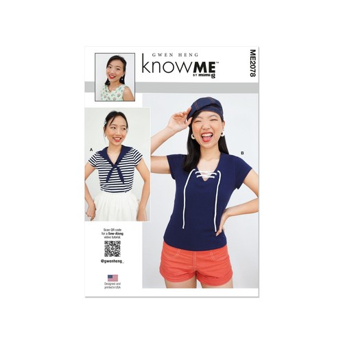 Knowme schnittmuster me2078 - schnittmuster,