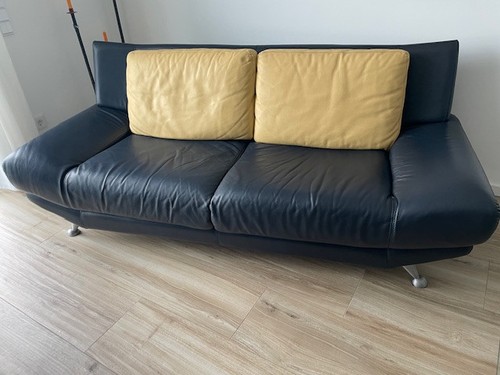 Echt leder couch gebraucht - leder,