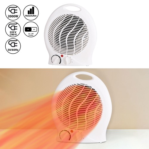 Heizlüfter 1000w 2000w weiß - heizlüfter,
