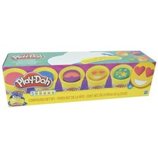 Play-Doh Knete 5er-Farbset Emoji von Hasbro, 5 Farben im Set Knetspaß für Kinder