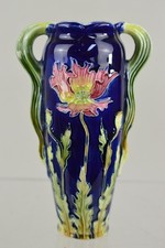 JUGENDSTIL KERAMIK VASE MIT
