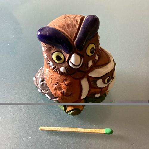 Kleine eulen dekofigur aus - kleine, eulen-dekofigur