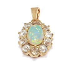 Opal Anhänger aus 585er Gold