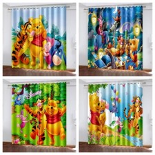 Mode 3D Winnie Pooh Verdunklung Vorhang Kinder Blickdicht Vorhänge Ösen Geschenk
