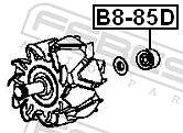 Febest 85d antriebslager - b8-85d,