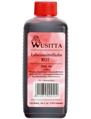 Wusitta lebensmittelfarbe rot - wusitta,