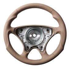 Mercedes Lenkrad R129 SL R170 SLK Neu Beziehen Tuning beige 55834