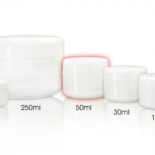 Leerdosen Tiegel weiß - 50 ml