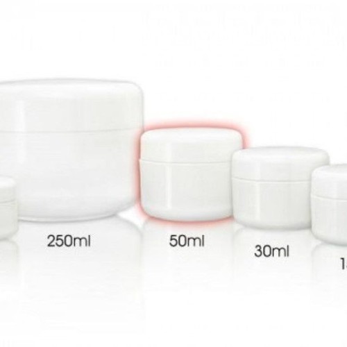 Leerdosen tiegel weiß 50 ml - tiegel,
